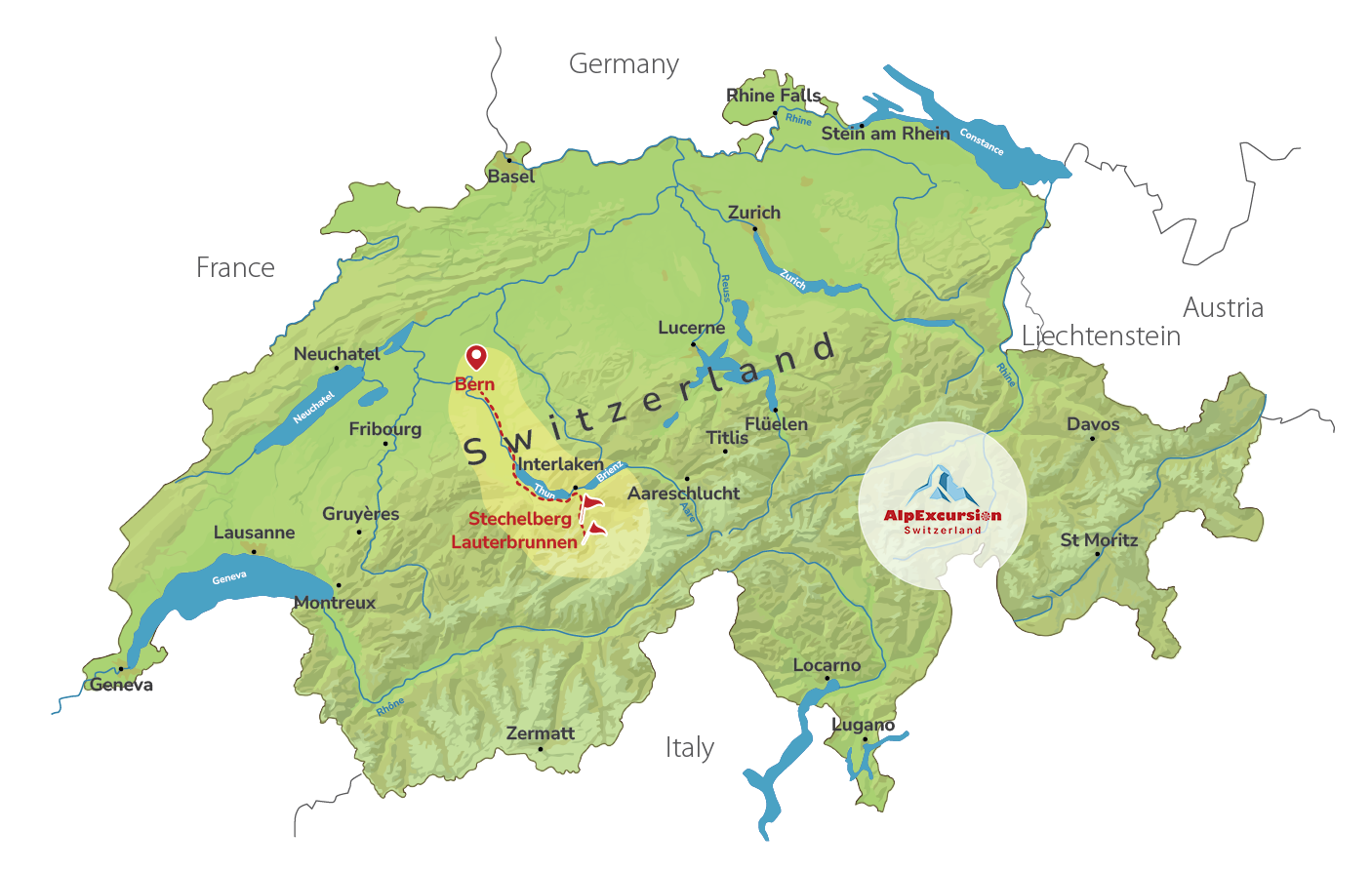 Alpine Wonders: Trip to Schilthorn, Mürren, Gimmelwald & Lauterbrunnen from Bern