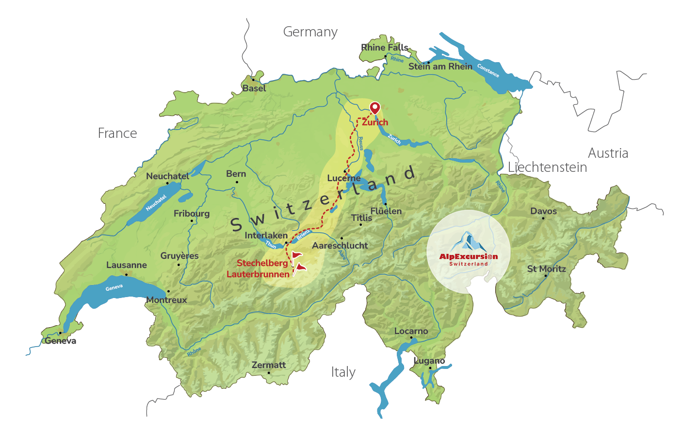Alpine Wonders: Trip to Schilthorn, Mürren, Gimmelwald & Lauterbrunnen from Zurich