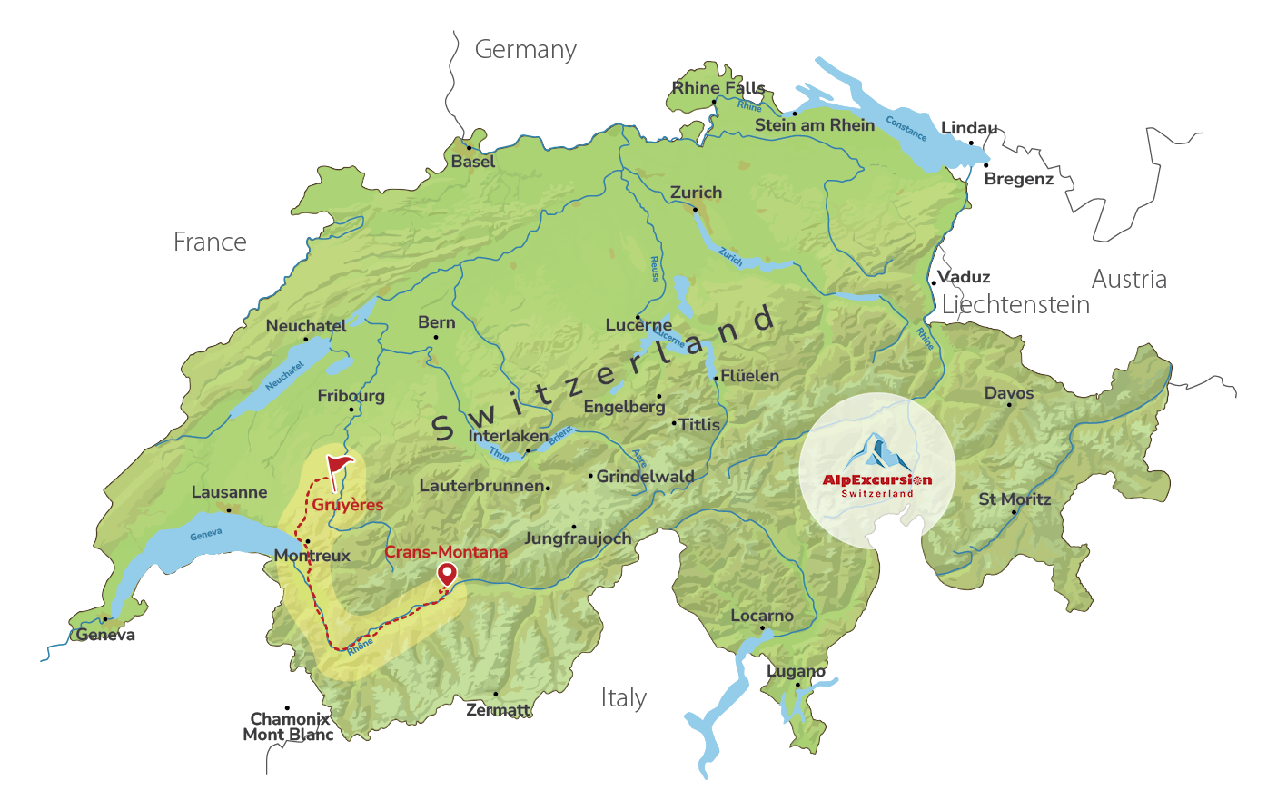 Cheese & Chocolate Tasting in Gruyères from Crans-Montana