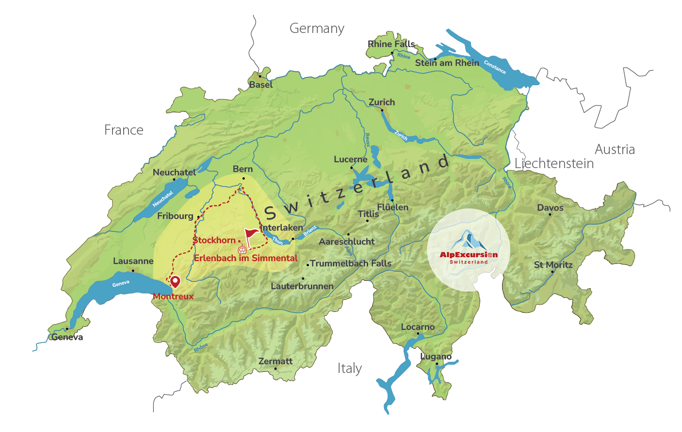 Guided Fishing Day in the Alps from Montreux