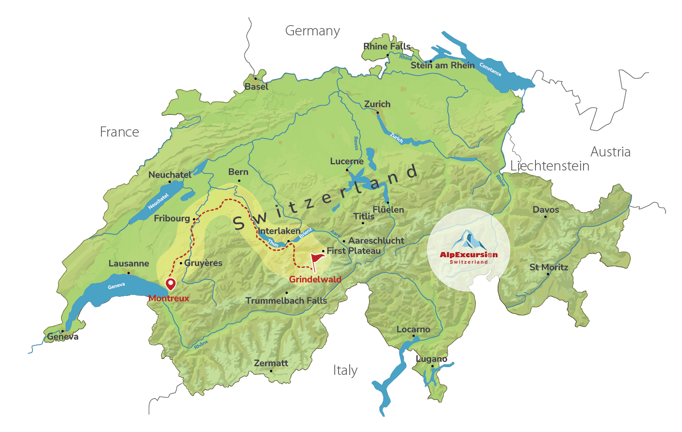 Avventura Guidata Privata a Grindelwald First da Montreux