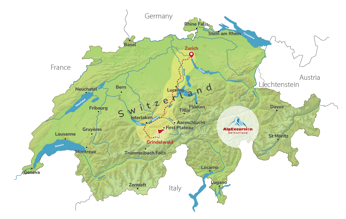 Avventura guidata privata a Grindelwald First da Zurigo