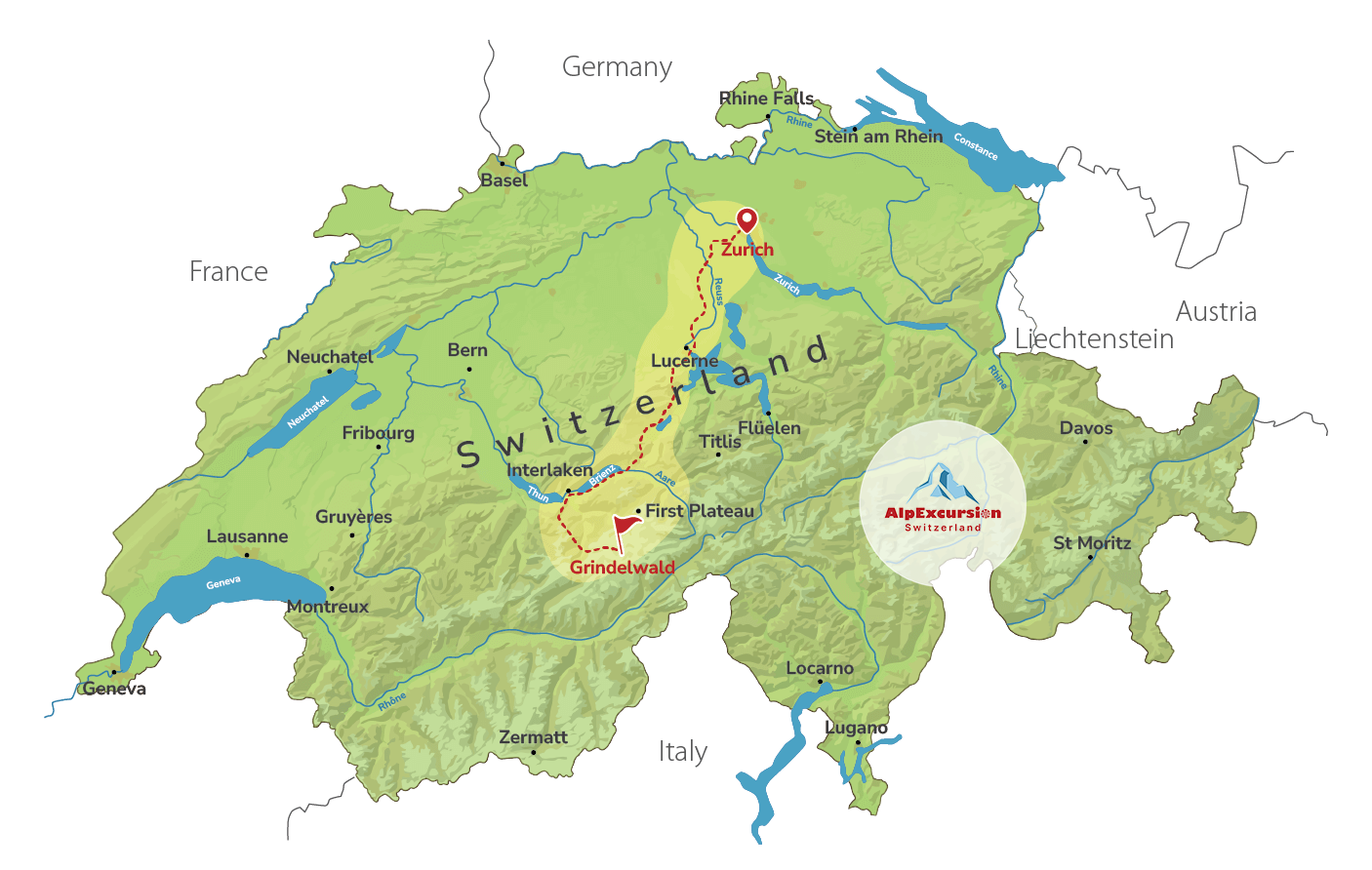 Giornata sulla neve a Grindelwald da Zurigo