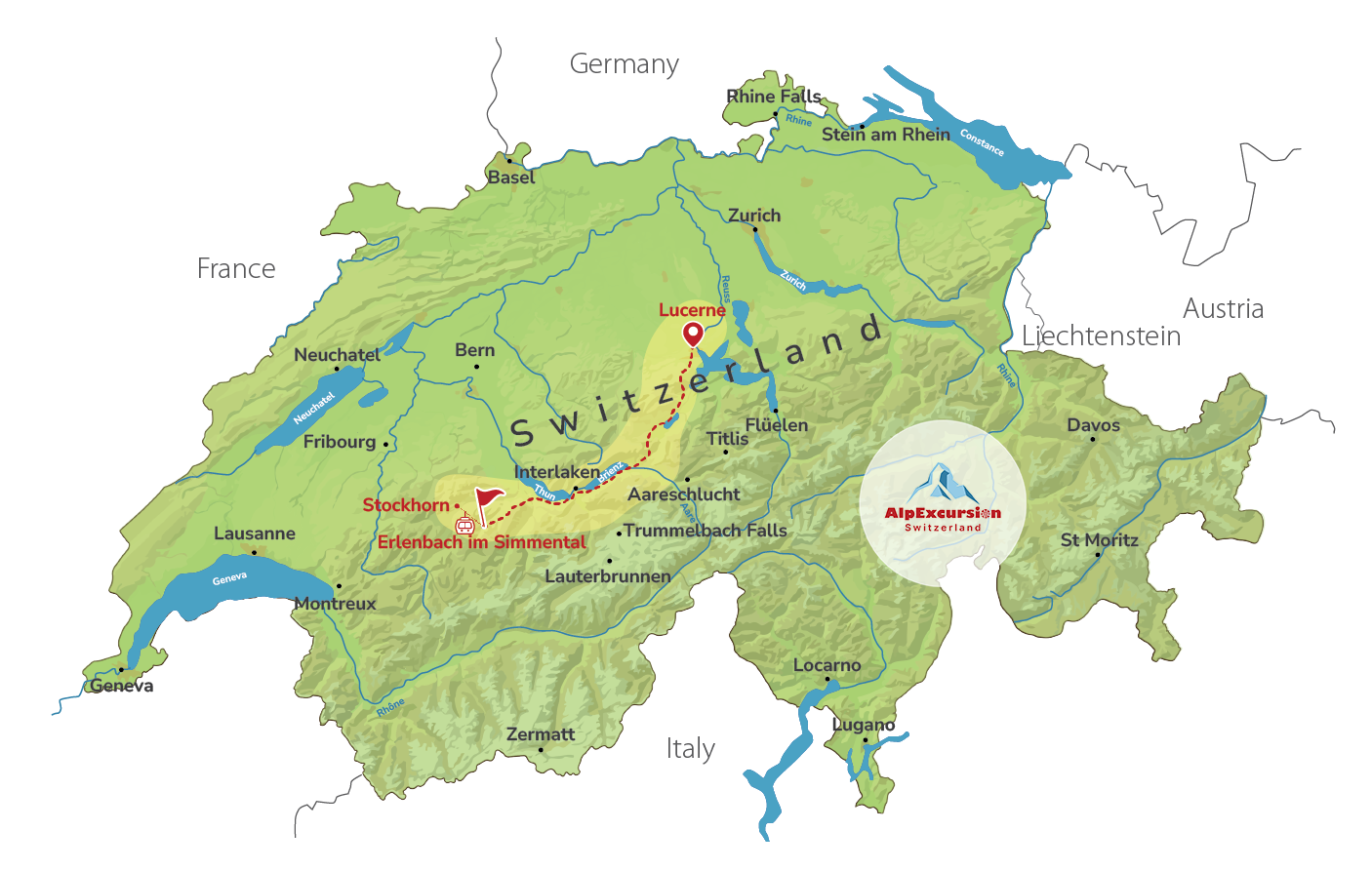 Snowshoe Trek with Igloo Fondue from Lucerne